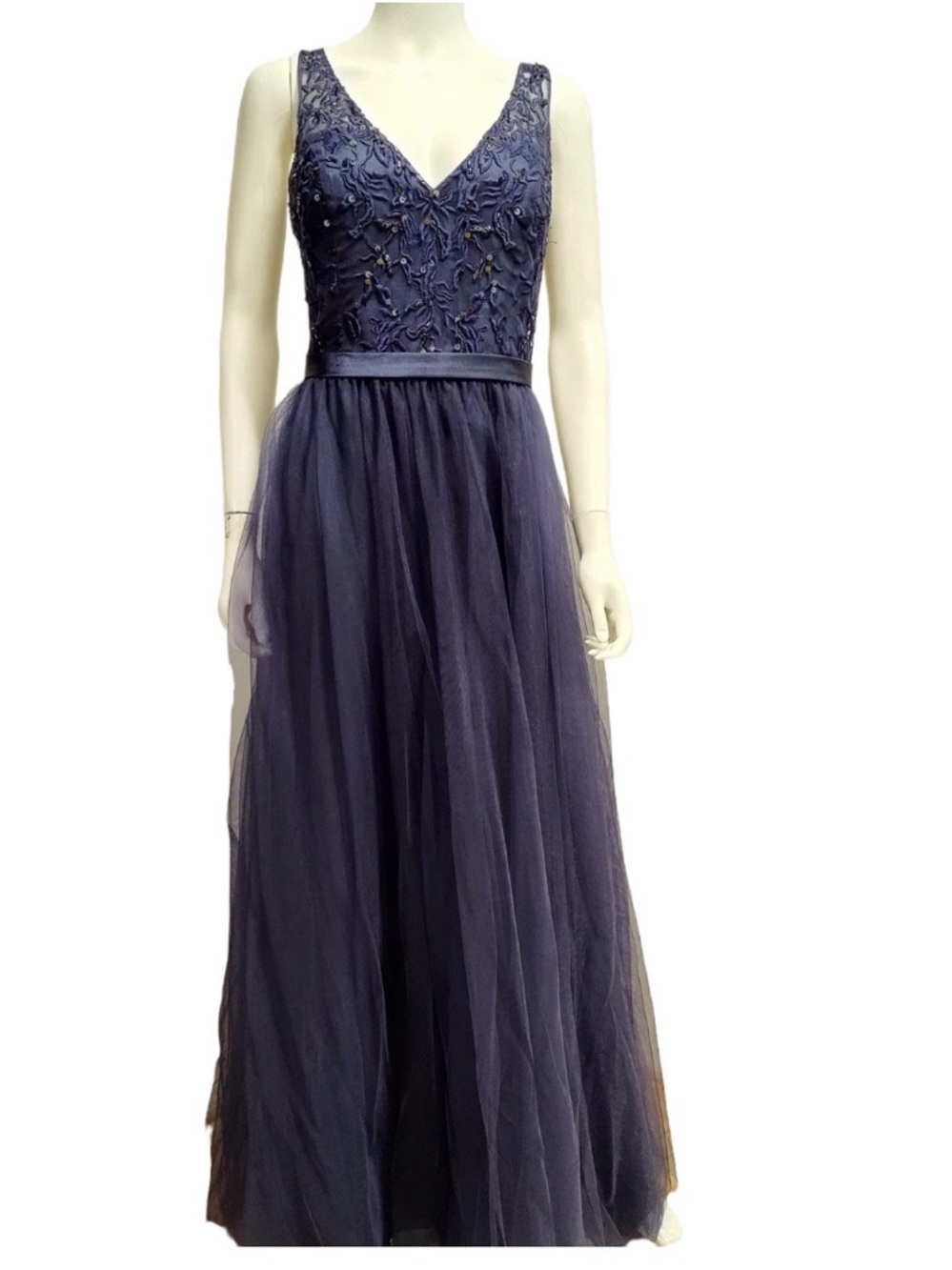 Morilee Gown Sequin Lace Bodice Chiffon